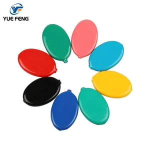 OEM service custom printing jelly change pvc coin purse rubber coin purse coin purse with keyring