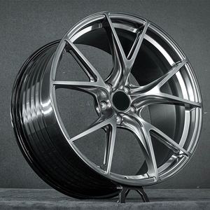 ล้อรถยนต์อะลูมิเนียมฟอร์จดีไซน์ใหม่สำหรับรถสปอร์ต ขายส่งแบบ Flow Formed 5x114.3 5x112 5x120 สีดำด้าน - Product Image 1