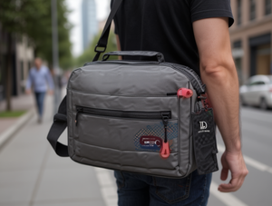 Borsa a Tracolla da Uomo in Materiale Oxford con Chiusura a Cerniera Grande Capacità per Uso Lavorativo MTH-1301N - Product Image 2