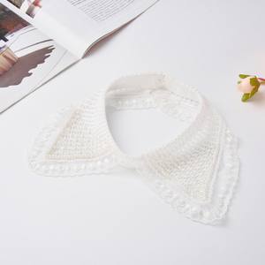 LHY <span class=keywords><strong>collana</strong></span> girocollo con collo finto in pizzo staccabile Vintage alla moda accessori decorativi per abbigliamento camicia da collo a doppio strato - Product Image 2