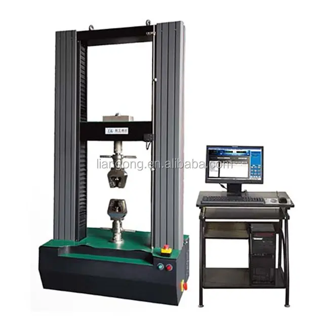 Elektronische Power Buigen Modulus Testen Machine Gebruik 100kN Staal Bar Buigen Testen Machine