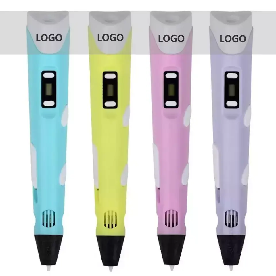 Preferential special channels 2022 LCD display 3d drawing pen with 3d pen filament
