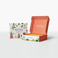 Boîte postale d'expédition biodégradable de luxe écologique personnalisée Boîtes en papier imperméables pour petites entreprises Type de dossier pliable