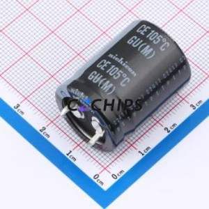 Condensador Electrolítico de Aluminio LGU1K152MELZ de Montaje a Presión (THT), D22xL30mm 1500uF 20% 80V 10mm - Product Image 2