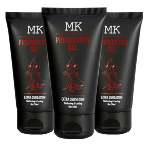 เจล MK Provocative 50 มล. สูตรเพิ่มความรู้สึกพิเศษ เนื้อข้น ติดทนนาน ไม่กันน้ำ เป็นมิตรต่อสิ่งแวดล้อม ครีมนวดขยายขนาดอวัยวะเพศชาย - Product Image 1
