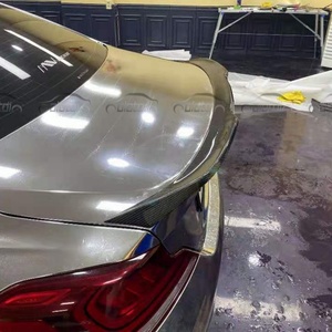 CS Style Carbon <b>Boot</b> Lip Rear Trunk Spoiler Wing for G70 Genesis Hyundai Ducktail 2017-2020 - Product Image 5