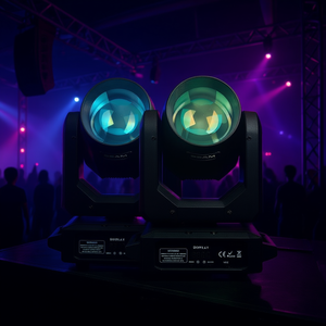 Luz Móvil de Cabeza Doally Beam de 200W LED de Doble Color para Discoteca y Escenario con Prismas Giratorios para Fiestas DJ - Product Image 2