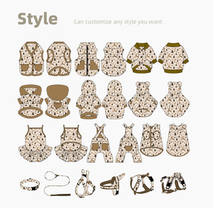 Joymay, chaquetas personalizadas de lujo para perros, acogedora y cálida chaqueta universitaria de invierno, todas las razas, tela impermeable con estampado de poliéster, <span class=keywords><strong>Verano</strong></span> - Product Image 5