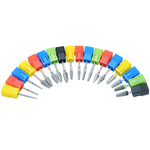Diş laboratuar ekipmanları Tungsten çelik freze seramik tırnak matkap Bit manikür seramik için lehçe tırnak aksesuarı çıkarma - Product Image 6