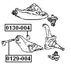 Pièces automobiles, fixations, accessoires de voiture, boulon de réglage de carrossage M14 OEM 48190-27020 Dacromet pour TOYOTA <span class=keywords><strong>LEXUS</strong></span> (UE) - Product Image 4