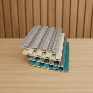 Revêtement mural en WPC imitation bois, directement de l'usine, pour le marché américain, isolation thermique, panneau mural décoratif - Product Image 4