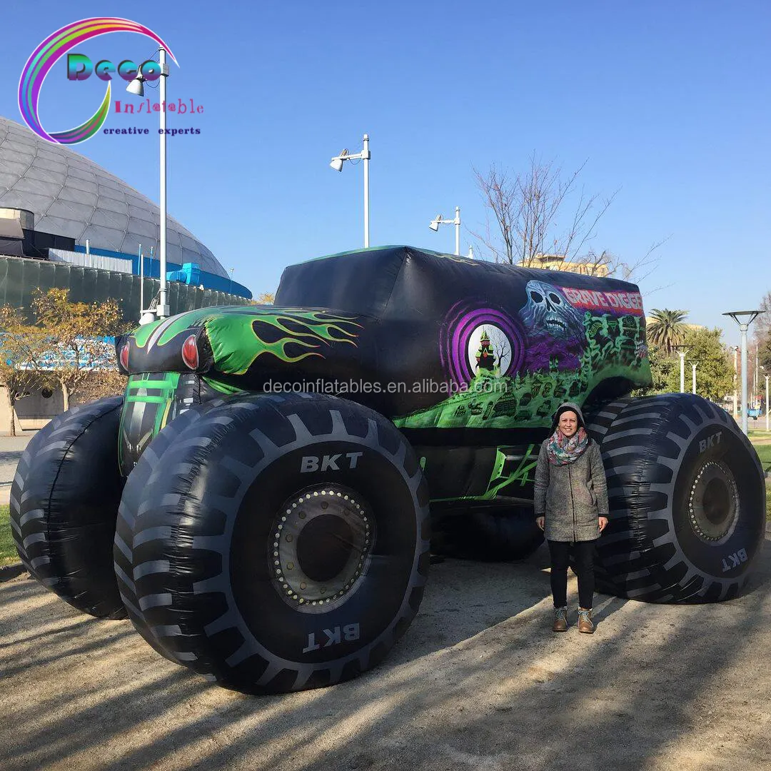 2019 Hot sale giant inflatable monster truck, monster truck inflatable for advertising