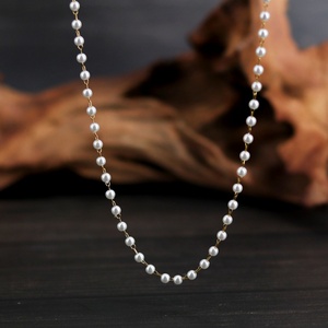 Collar de perlas versátil hecho a mano para mujer, accesorio de moda, joyería - Product Image 6