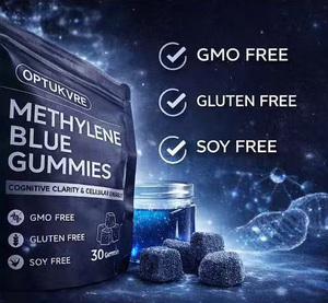 Gomitas de Azul de Metileno Trihidratado, 30 Unidades, 5 mg por Porción, Energía Celular, Adultos, 1 Gomita Diaria, Sin <span class=keywords><strong>Gluten</strong></span> ni <span class=keywords><strong>Soya</strong></span> - Product Image 5