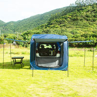 Tente de camping gonflable quatre saisons étanche de haute qualité 2025 pour familles, abri de coffre de voiture, auvent arrière pour SUV