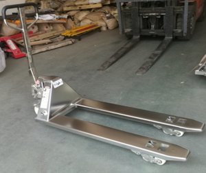 Shuncha thép không gỉ <span class=keywords><strong>Pallet</strong></span> Jack 304 2ton <span class=keywords><strong>2.5t</strong></span> 3t tay xe tải <span class=keywords><strong>Pallet</strong></span> với PU bánh xe của nhãn hiệu <span class=keywords><strong>Stacker</strong></span> - Product Image 4