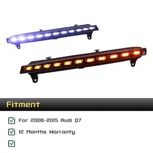 <span class=keywords><strong>Clignotant</strong></span> de voiture TYPY pour <span class=keywords><strong>Audi</strong></span> Q7 2006-2015, <span class=keywords><strong>clignotant</strong></span> LED <span class=keywords><strong>clignotant</strong></span>, feux de jour jaunes, feux de jour, feux antibrouillard - Product Image 4