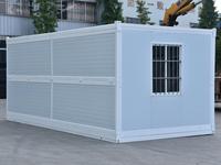 Bureau de chantier pliable X, dortoir modulaire préfabriqué pour camp de travailleurs, hébergement temporaire, bâtiment de bureaux, salle de bain