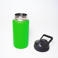 Botella de agua térmica de acero inoxidable con aislamiento al vacío, diseño de boca ancha, libre de BPA, con capacidad de 350 ml y logotipo personalizado Jiahe para niños.