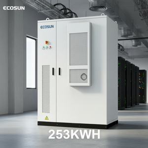 ESCOSUN 125KW 253kWh <span class=keywords><strong>LiFePO4</strong></span> 야외 캐비닛 ESS 공랭식 온/오프 그리드 고전력 역률 1 - Product Image 1