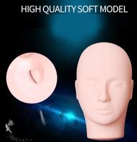 Julong – Mannequin de maquillage professionnel pour la pratique des cils, formation de maquillage, cosmétologie, poupée pour visage, modèle de tête, nouveauté 2023