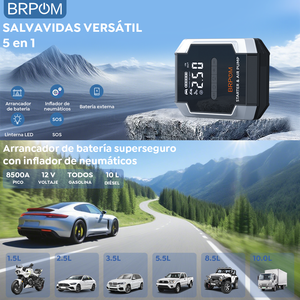 Arrancador de Emergencia Portátil 4 <span class=keywords><strong>en</strong></span> 1 Pro Multifunción de 12V con Bomba de Aire, el Mejor Arrancador de Litio - Product Image 2