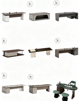 Table à thé en bois moderne au design personnalisé, mobilier de bureau modulaire personnalisé pour des moments de thé uniques