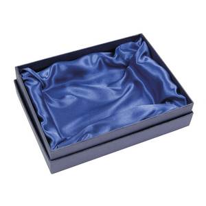 Blue Box Satin <b>Jewelry</b> <b>Case</b> 270X220X45 Mm Premium Storage For Fine <b>Jewelry</b> - Product Image 1