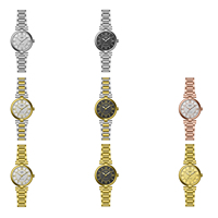 Montre pour femme élégante à petit cadran, logo personnalisé, marque privée OEM, miroir saphir, acier inoxydable, quartz, pour femmes