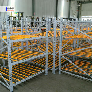 Эффективный автоматический гравитационный роликовый толкатель, стойка, скользящая полка, алюминиевые гравитационные картонные полки - Product Image 3