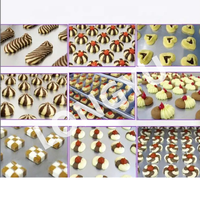 Machine automatique de dépose de biscuits LONGYU SV-700C, haute capacité, équipement de formage de biscuits fourrés à la confiture et au beurre