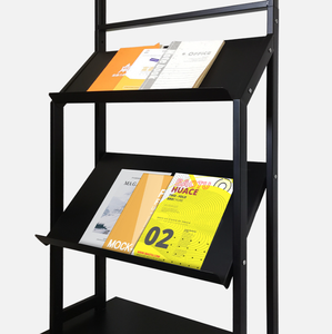 Présentoir de journaux et de magazines de style moderne pour bureau de vente, présentoir de brochures, présentoir vertical pour banque - Product Image 4