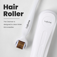 Kit de sérum de croissance capillaire à la biotine Luxfume Private Label Derma Roller pour stimuler la repousse des cheveux