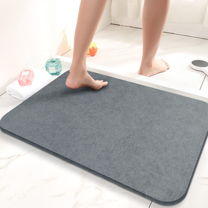 Alfombrilla de Baño de Tierra de Diatomeas FIGOO, Super Absorbente, de Secado Rápido, Alfombrilla de Baño de Piedra, Diatomita - Product Image 1