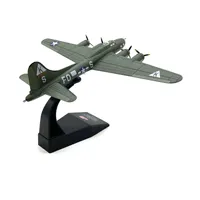 Modèle d'avion bombardier militaire classique B-17 Flying Fortress de la Seconde Guerre mondiale à l'échelle 1/144 pour collectionneurs