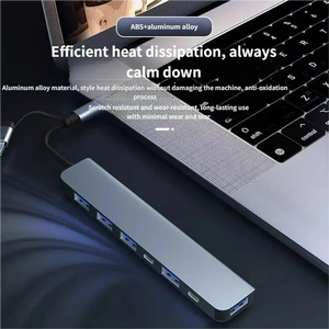 Adaptador Multipuerto USB C 7 en 1 Multifunción, HUB con Puerto HDMI 4K 30Hz, 4 Puertos USB 3.0, Base de Conexión para Laptop - Product Image 3