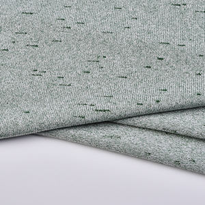 Tela de lino de alta calidad Hand Feeling 95% poly5 % spandex Hacci Rib con melocotón cepillado para Pijamas - Product Image 5