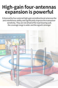 Huastlink 4G <span class=keywords><strong>Router</strong></span> Không Dây Với Khe Cắm Thẻ Sim 4 Ăng Ten Bên Ngoài Đầy Đủ Netcom 300M 4G Wifi <span class=keywords><strong>Router</strong></span> <span class=keywords><strong>CPE</strong></span> Cho CCTV - Product Image 5