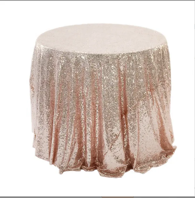 Custom Round Tablecloth Sequin Table Cloth For Wedding Party Decoration