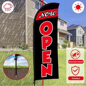 ธงขนนกแบบหยดน้ำพิมพ์โลโก้ตามสั่ง สำหรับงานโฆษณาและประชาสัมพันธ์ - Product Image 3