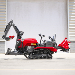 Trattore Cingolato 35CV Mini Trattore Agricolo Attrezzatura <span class=keywords><strong>Agricola</strong></span> Macchina Coltivatrice Cingolata - Product Image 5