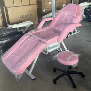 Cama/Silla Plegable Ajustable para Spa, Salón de Belleza, Multifuncional, Mesa de Masaje para Tatuajes y Pestañas, Material Metálico, Superventas - Product Image 1