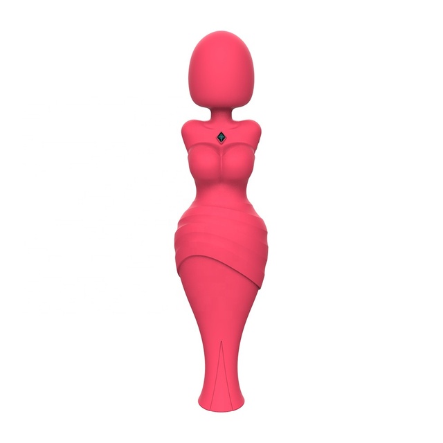 Free Custom Box - Rechargeable Vibrating AV Sucking Masturbation Device Double-headed Vibrating Massager 10 Frequency Vibrator