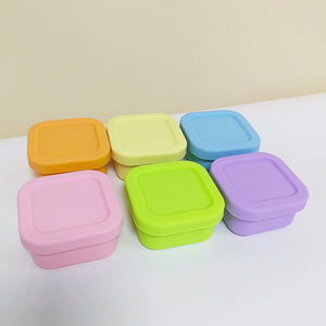 <span class=keywords><strong>Lave</strong></span>-<span class=keywords><strong>vaisselle</strong></span> micro-onde vinaigrette snack compartiment unique 100ml petit récipient alimentaire en silicone - Product Image 6