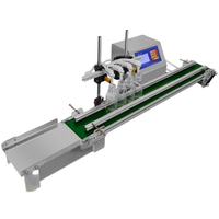 Machine de remplissage automatique de liquides (huile, miel, parfum) à 4 buses, petite capacité, avec convoyeur, pour bouteilles PET