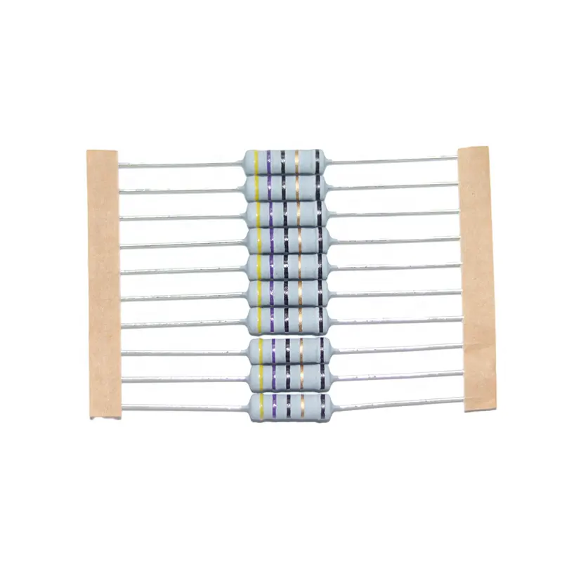 Traditional Plug-In Wire Wound Fuse Resistor 0.5W 1W 2W 3W Knp Fixed Wirewound Resistors