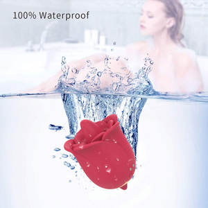 Hoge Kwaliteit Vrouwelijke Clitoris Massager Likken Vibrator Rose Thema Seksspeeltjes - Product Image 6