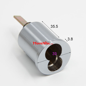Cylindre de serrure à mortaise SFIC à noyau interchangeable amovible, le plus vendu, pour porte, boîtier <span class=keywords><strong>ANSI</strong></span> Grade 1, sécurité 3, en laiton - Product Image 6