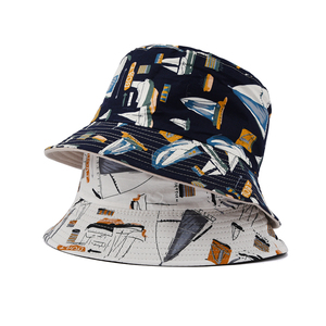 Tùy Chỉnh Sang Trọng In Thiết Kế Thời Trang Anime Ngư Dân Mũ Phim Hoạt Hình Đồ Họa Xô <span class=keywords><strong>Hat</strong></span> Với Nhãn Hiệu Riêng - Product Image 2