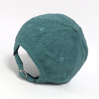 Casquettes décontractées en velours côtelé personnalisées avec logo brodé, non structurées, à visière incurvée, 6 panneaux, style « Dad Hat », pour le sport et l'extérieur – Vente en gros
